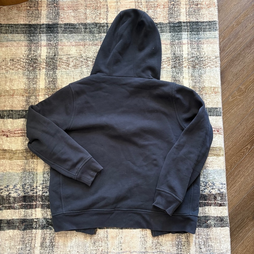 Burberry Navy Zip Up Sweatshirt - Picture 6 of 9